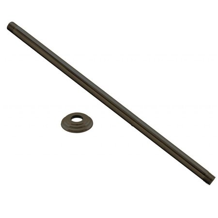 WESTBRASS 1/2" IPS x 36" Ceiling Mounted Shower Arm W/ Flange in Oil Rubbed Bronze D3636A-12